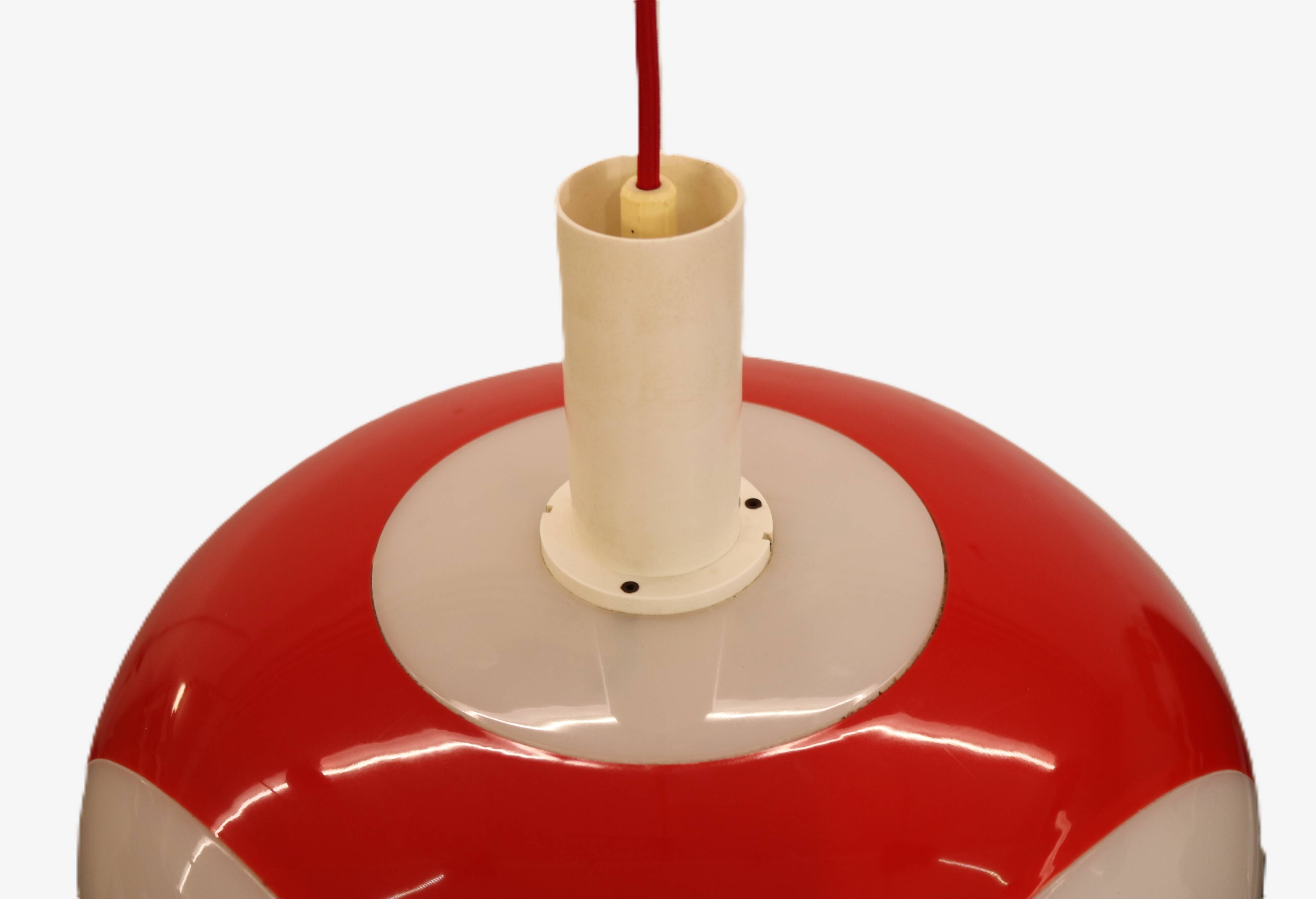 Space age bug eye UFO lamp *** Massive Belgium *** rare / white colour ***
