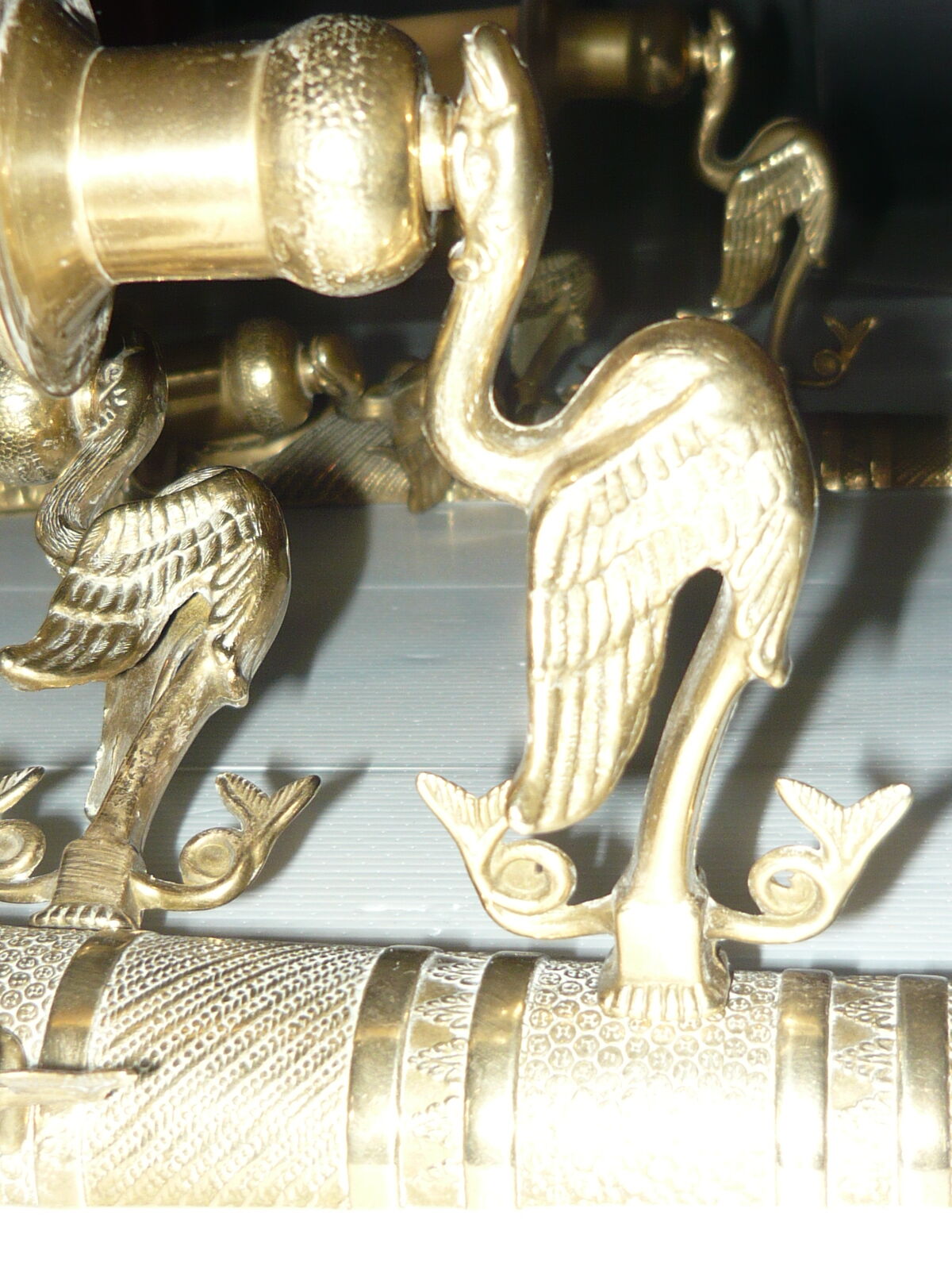 Paire d'appliques en bronze style empire Napoleon iii