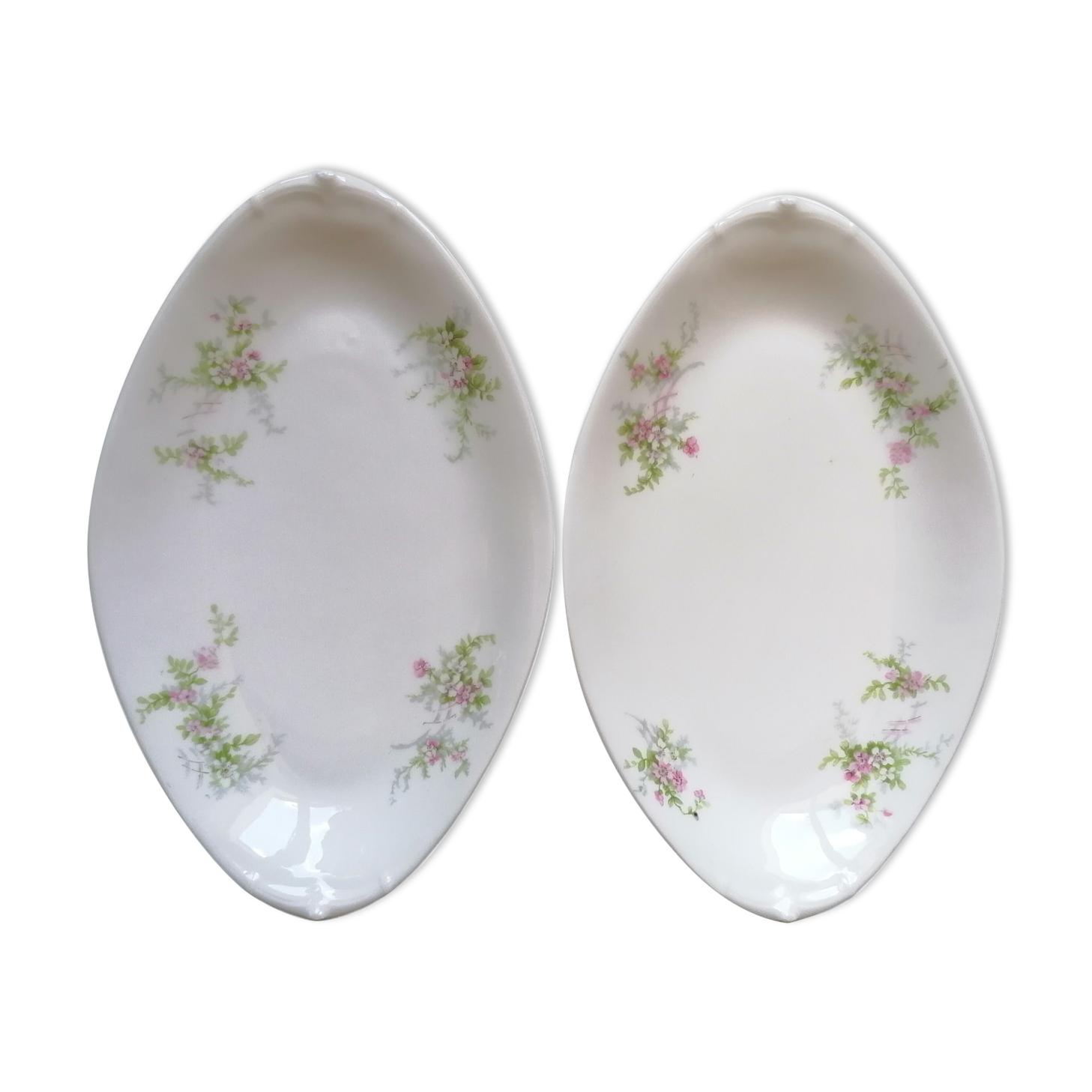 Two Limoges porcelain raviers