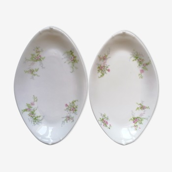 Two Limoges porcelain raviers