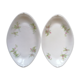 Two Limoges porcelain raviers