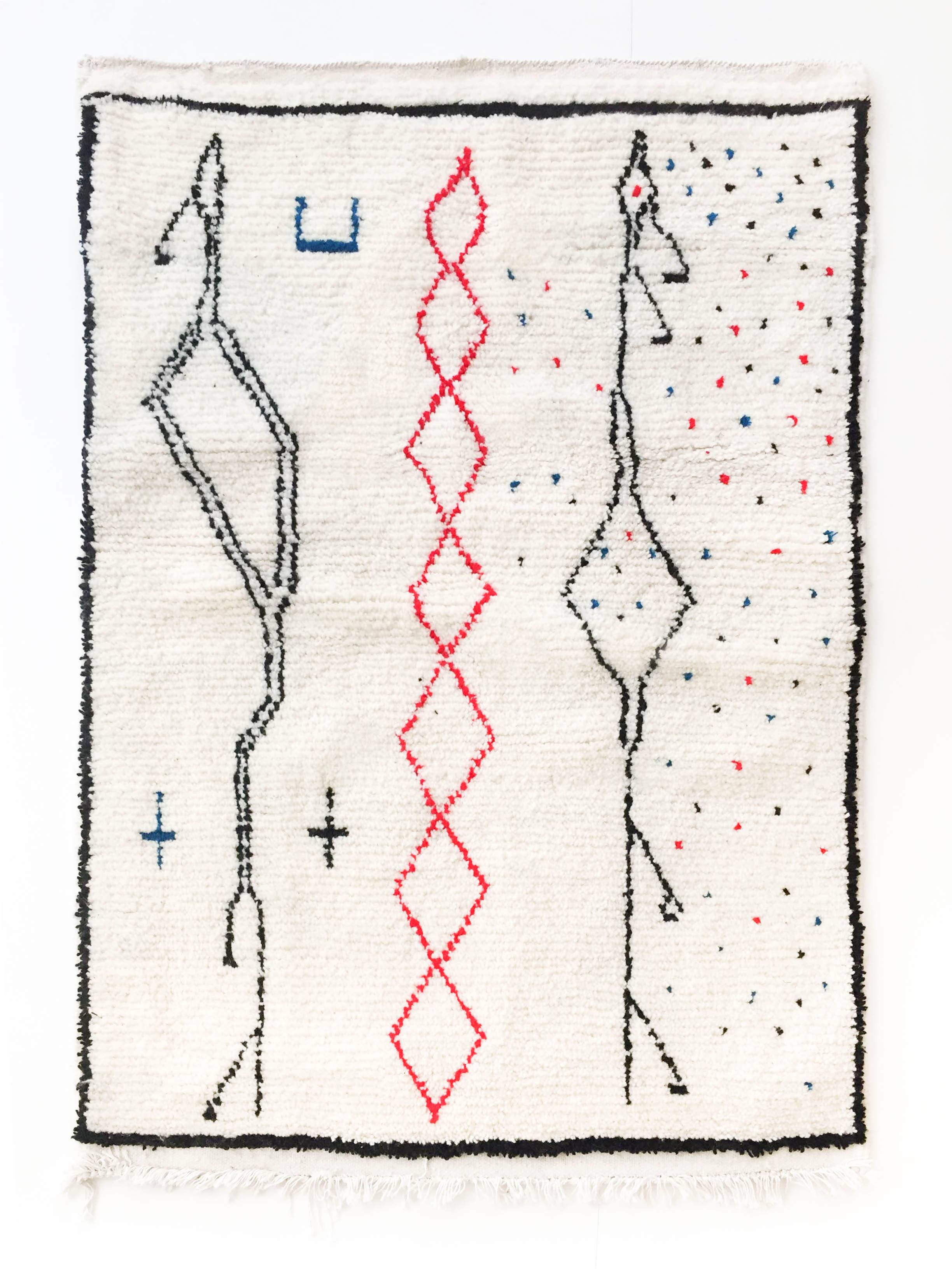 Azilal Moroccan Berber rug 1.52x1.08m