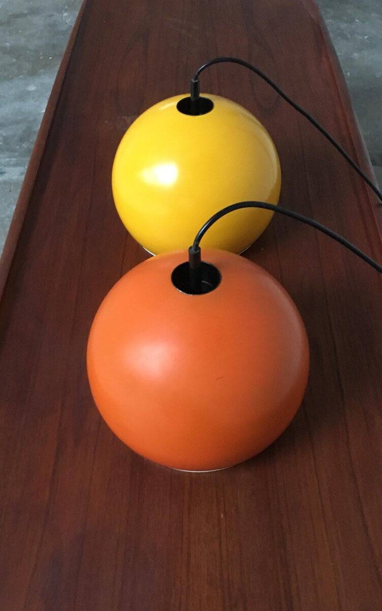 Mid-century space age lustre, set of 2