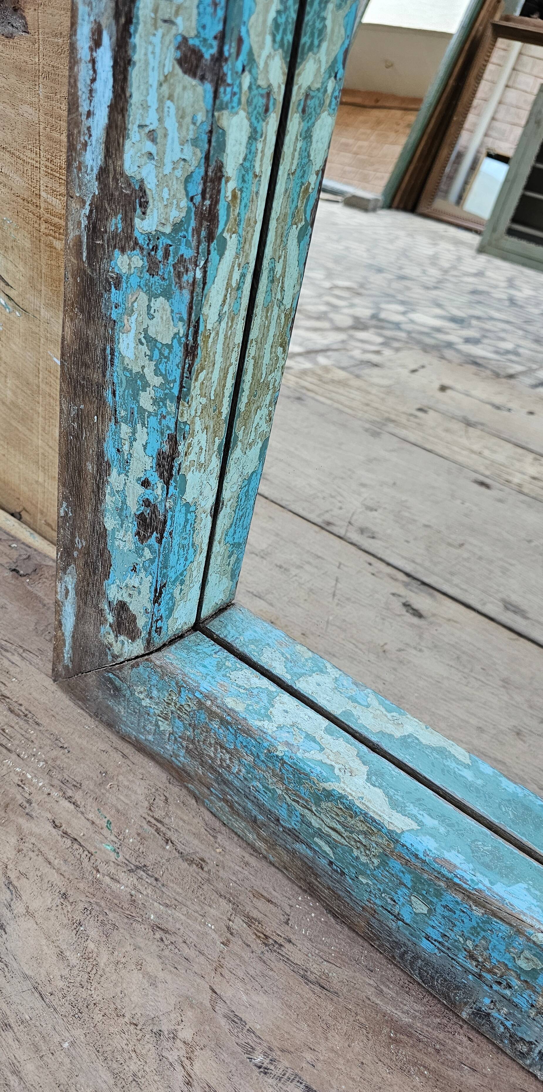 Teak mirror from Burma