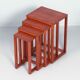 Nesting tables by Josef Hoffmann for Wittmann, 1980s – Ash wood