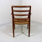 Chaise de bureau en teck modèle 68 de Niels Otto Møller pour J.L. Moller, Danemark