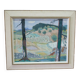 Gerhard Karlmark, Modern Landscape, 1960s, Oil on Panel, Framed