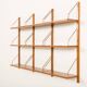 Danish mid century teak shelving unit, 1960s