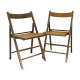 Pair of folding chairs