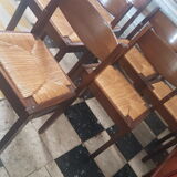 Série de 6 chaises vintage