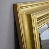 Rectangular Gilded Wood Mirror – 1950