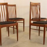 Set van 4 Bramin eetkamerstoelen 'Halgarde'