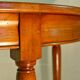 Lot of 6 chairs and table in cherry wood