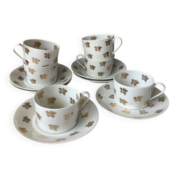 Marcel Chaufriasse Limoges tea cups