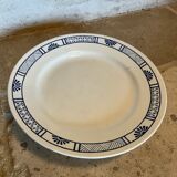 Plat de service en porcelaine