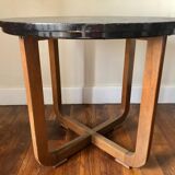 Round table or art deco pedestal table 1930