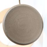 Handcrafted sandstone lamp signed Blanot, circa 1970