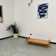 Modernist 1980s oak veneer coffee table