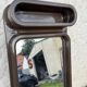 Vintage thermoformed plastic mirror