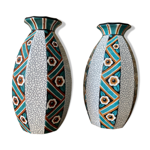 Paire de vases art déco