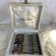 Box of 12 old spoons
