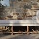 Day bed Louis XIII style reupholstered castle