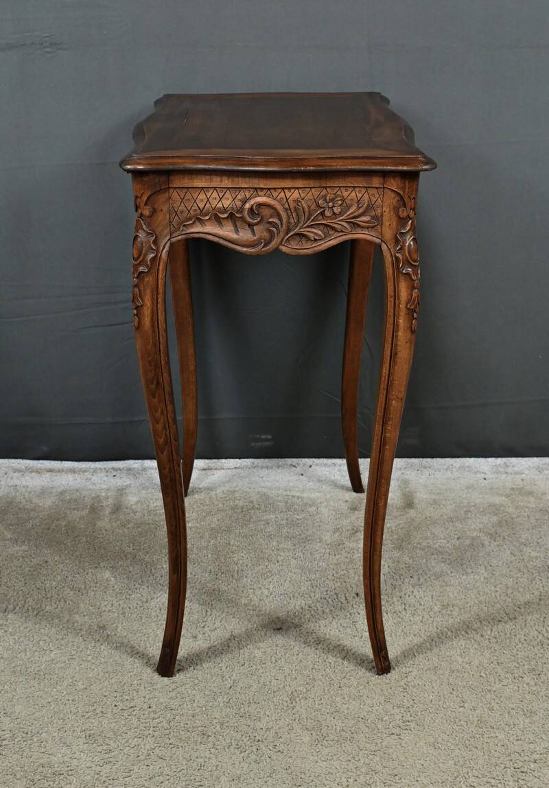 Solid beechwood workbench, Louis XV style – Early 20th century