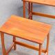 Tables basse gigogne (x3) scandinave vintage 1960