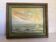 Signed marine painting on hardboard