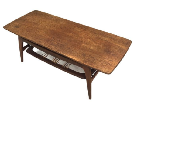 Table basse vintage Webe par Louis van Teeffelen.