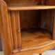 Louis XV style curtain bedside in walnut nineteenth sword feet