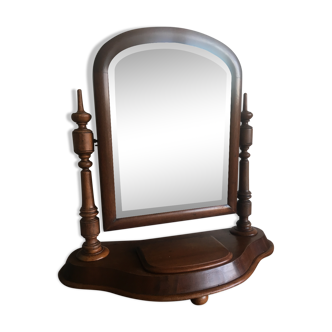 Miroir de vanité antique de Biedermeier 65x65cm