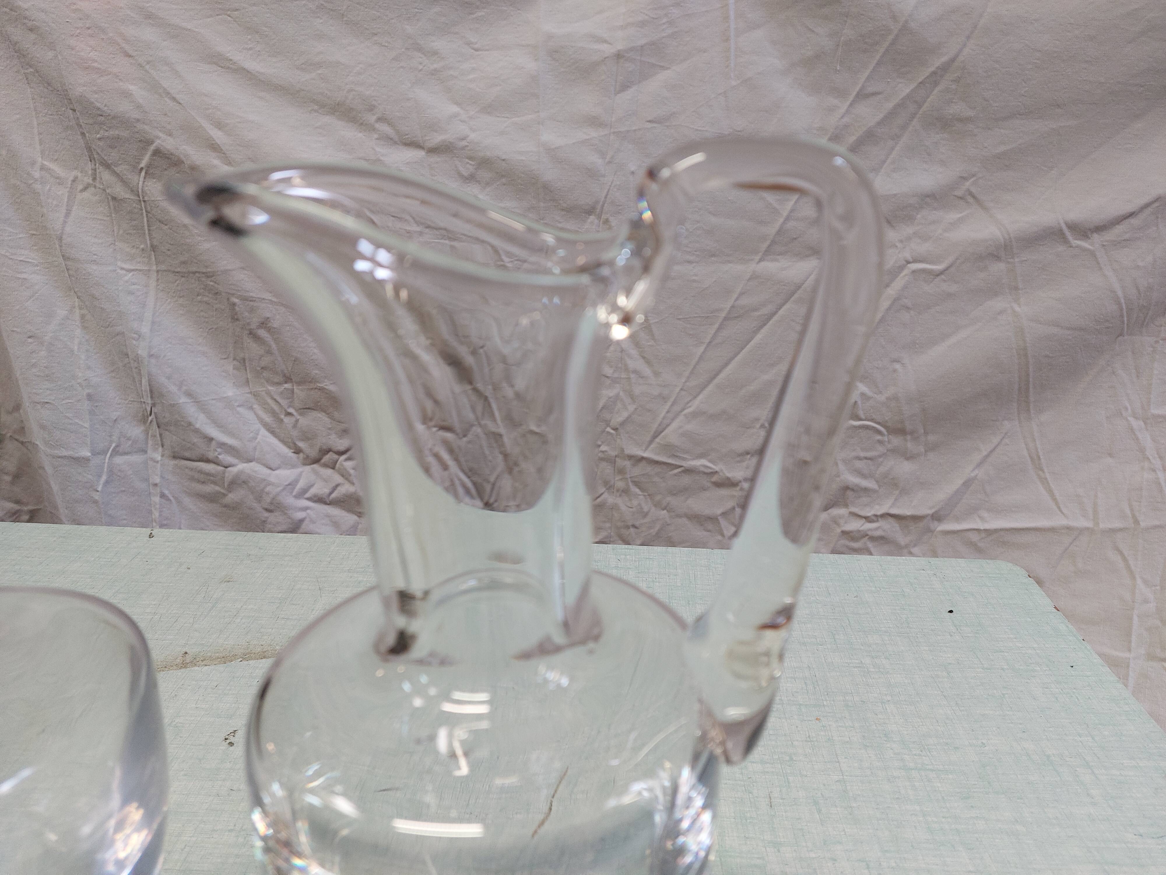 Saint Louis Crystal Wine Carafe and Water Jug Set