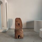 Armchair made of recycled solid teak