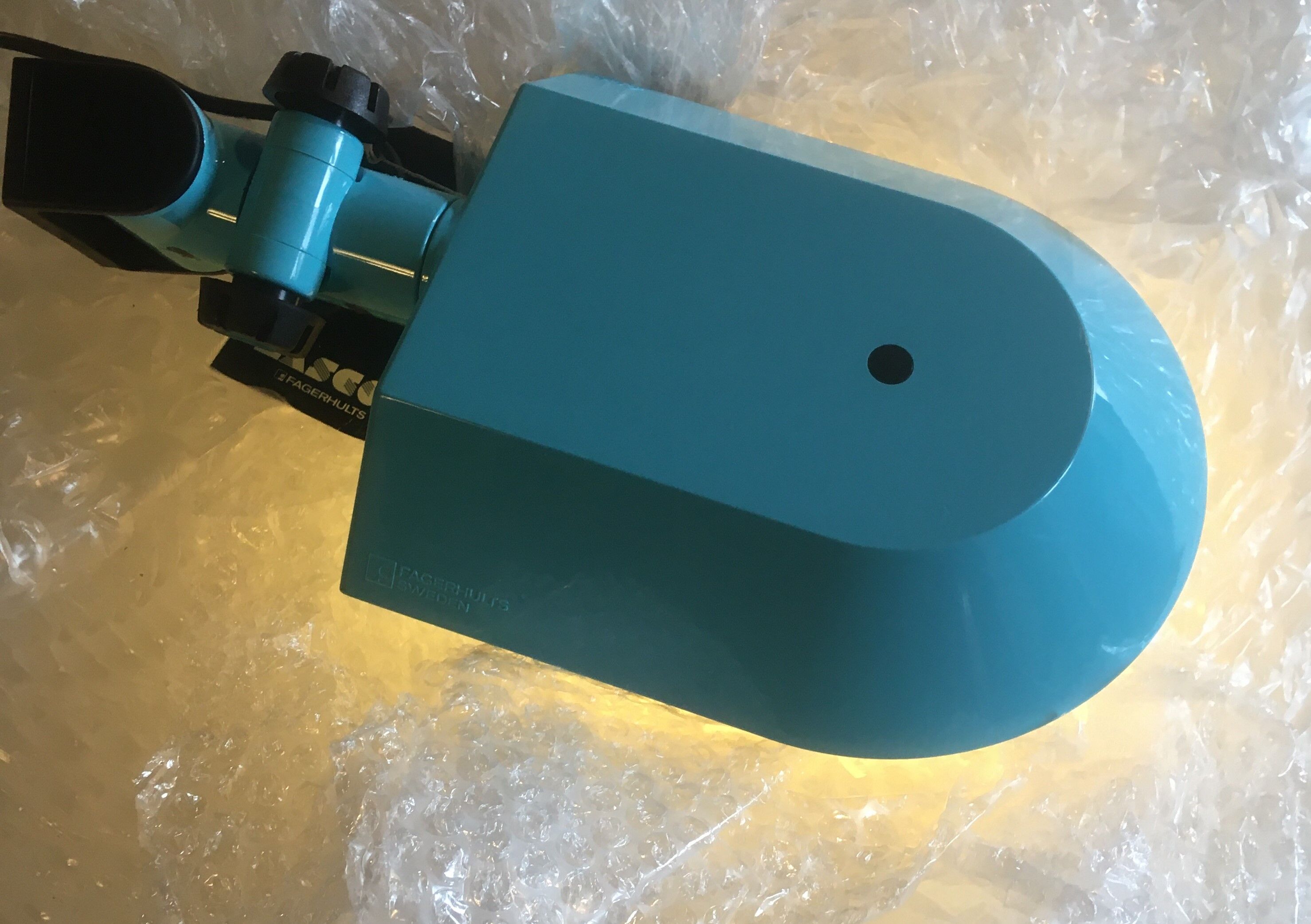 Mascot wallmounted desklamp by A&E Design for Fagerhult, Sweden. 1982.