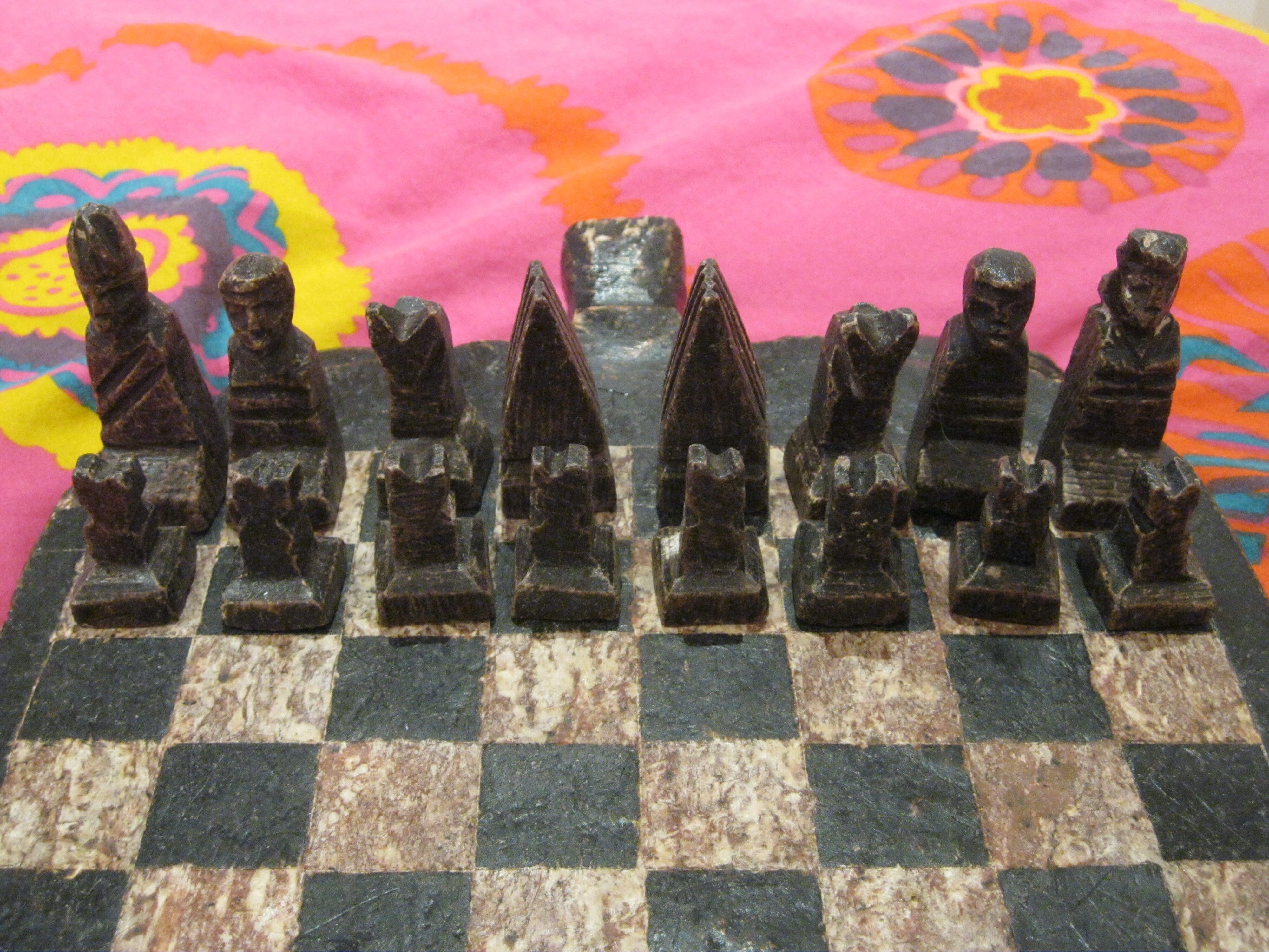 Stone chess game