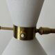 Adjustable Diabolo floor lamp in brass - 1950s