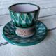Set of 2 coquetiers Robert Picault Vallauris
