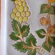 Terracotta plate signed P.Boy, glazed artisanal ceramics.