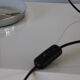 Italian chrome pendulum lamp 1970