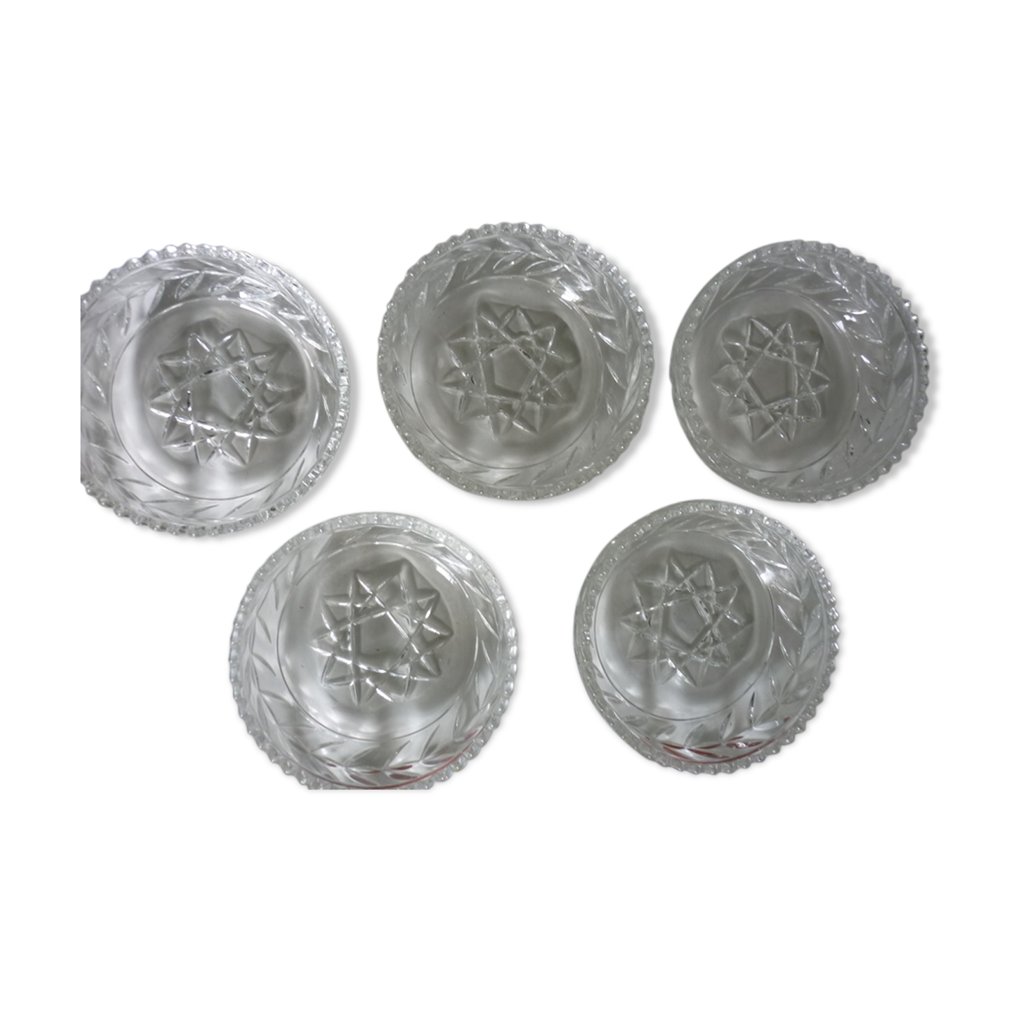 Ice cream cups, fruit salad