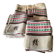 Nappe et 12 serviettes de style basque monogrammées MB