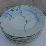 Set of 10 flat plates E.Lachennal