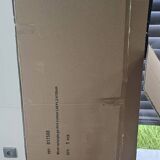 Decorative wavy gold mirror, 150x40 cm - New