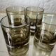 70s Smoked Whiskey Glasses