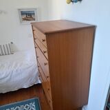 Scandinavian teak chest of drawers