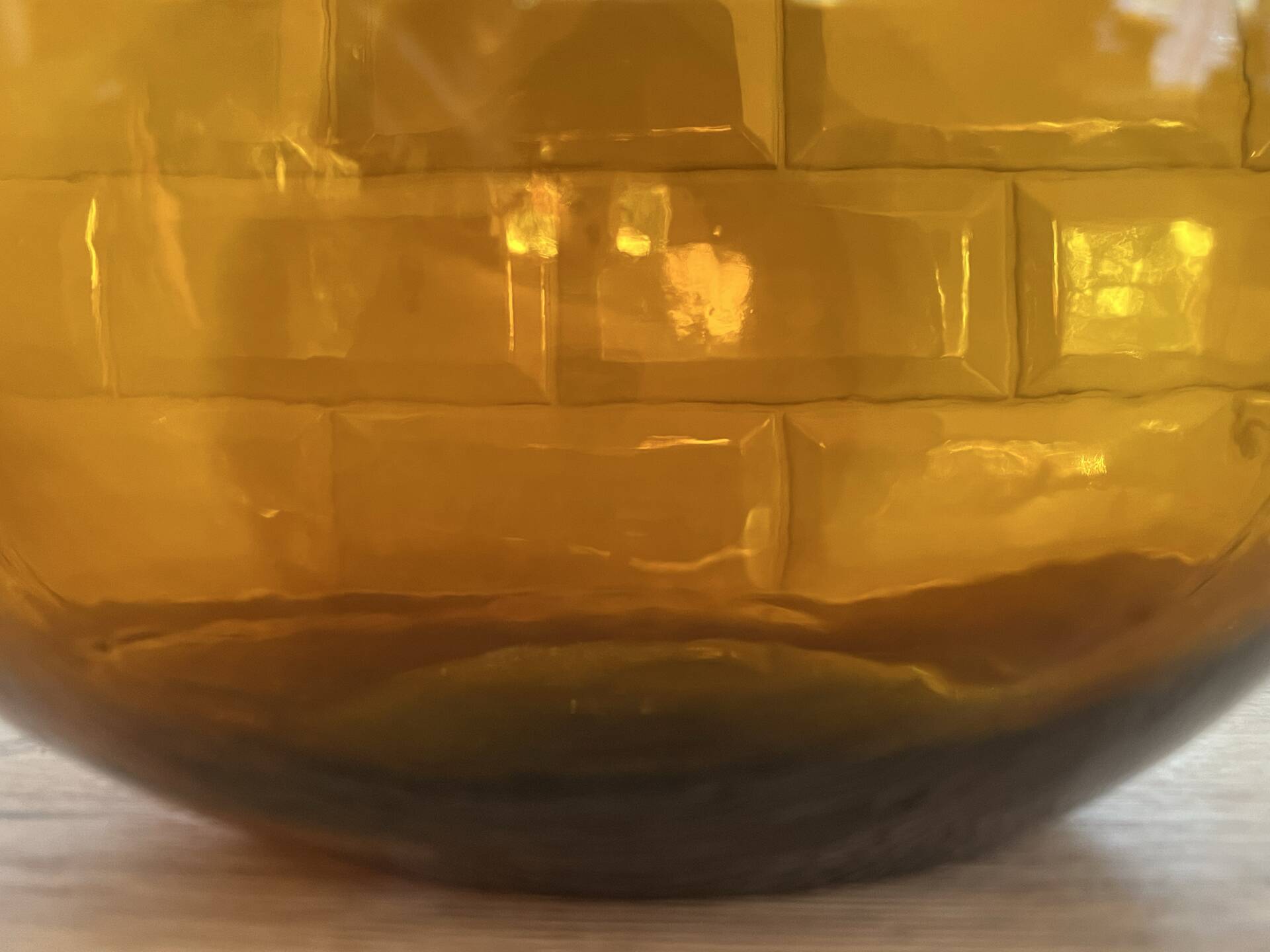 Amber demijohn 10L