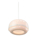 Italian White Medusa Pendant Brass Edition by Luigi Massoni for Guzzini, 1970s