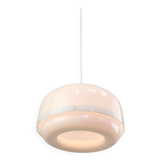 Suspension Medusa blanche italienne en laiton, édition de Luigi Massoni pour Guzzini, années 1970