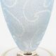 Vase en verre bleu